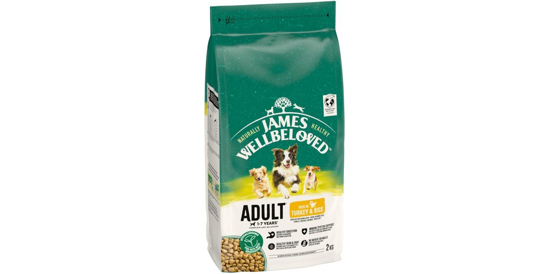 James Wellbeloved Adult Dog Hypoallergenic Tacchino…