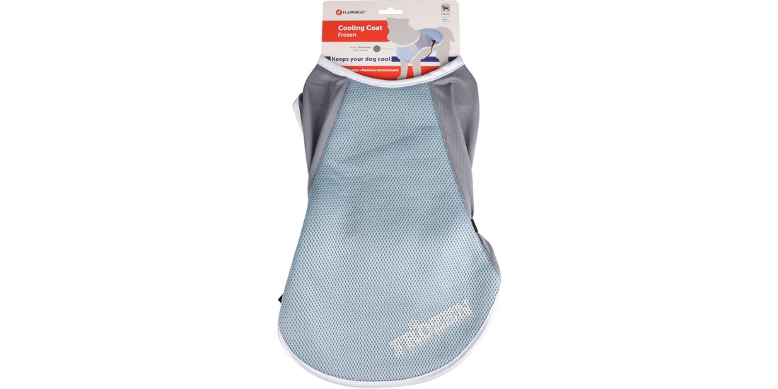Gilet rinfrescante per cani Flamingo Frozen blu…