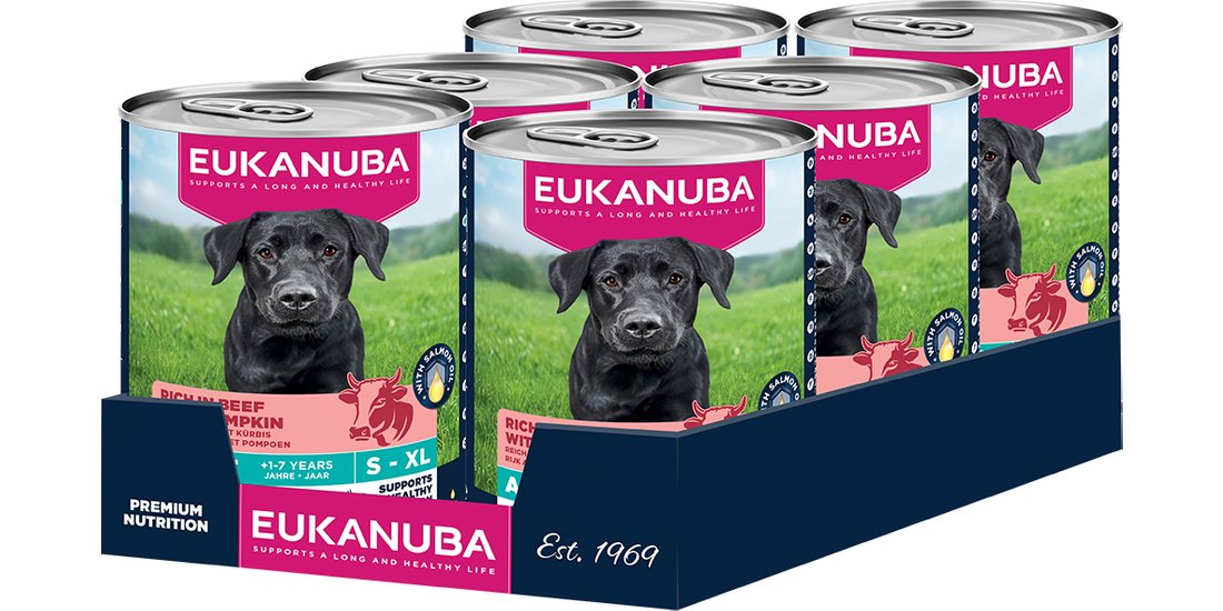 Eukanuba Adult Ricco di Manzo con Zucca – Set…