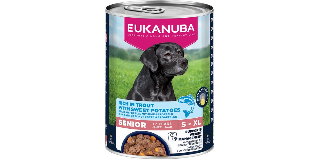 Eukanuba Senior ricco di Trota con patate dolci…
