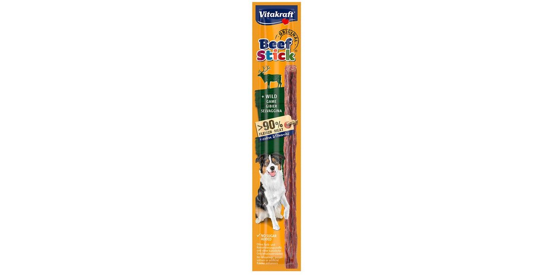 Vitakraft Beef-Stick 50 x 12 g – Selvaggina