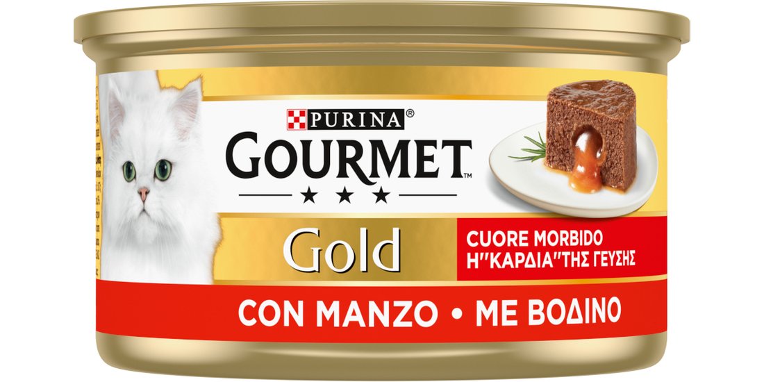 Gourmet Gold Cuore Morbido 48 x 85 g – Manzo