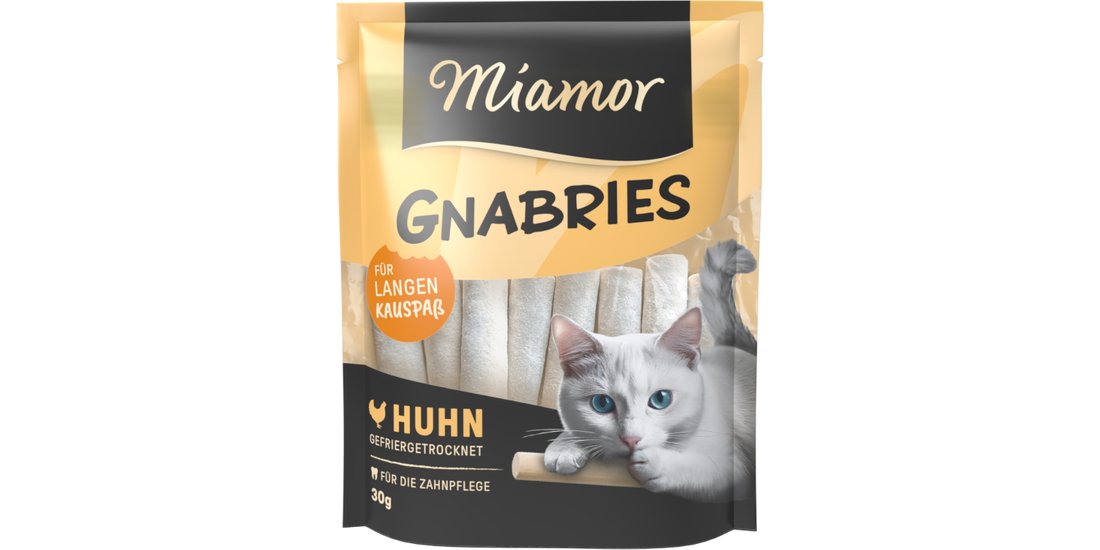 Miamor Gnabries Snack Sticks – Pollo (30 g)
