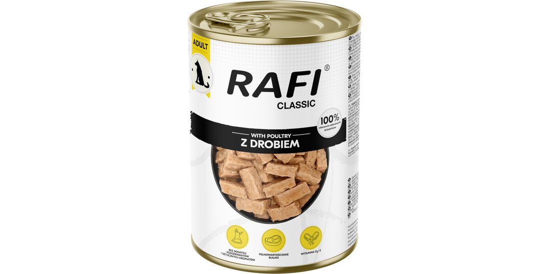 Rafi Dog 6 x 1240 g – con Pollo