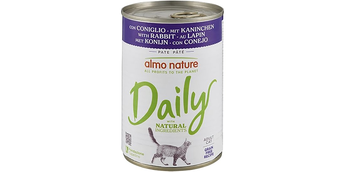 Almo Nature Daily 24 x 400 g – Coniglio