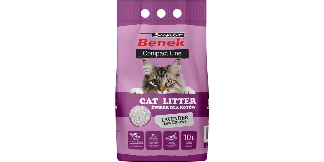Lettiera Super Benek Compact Lavanda – 20 L (…