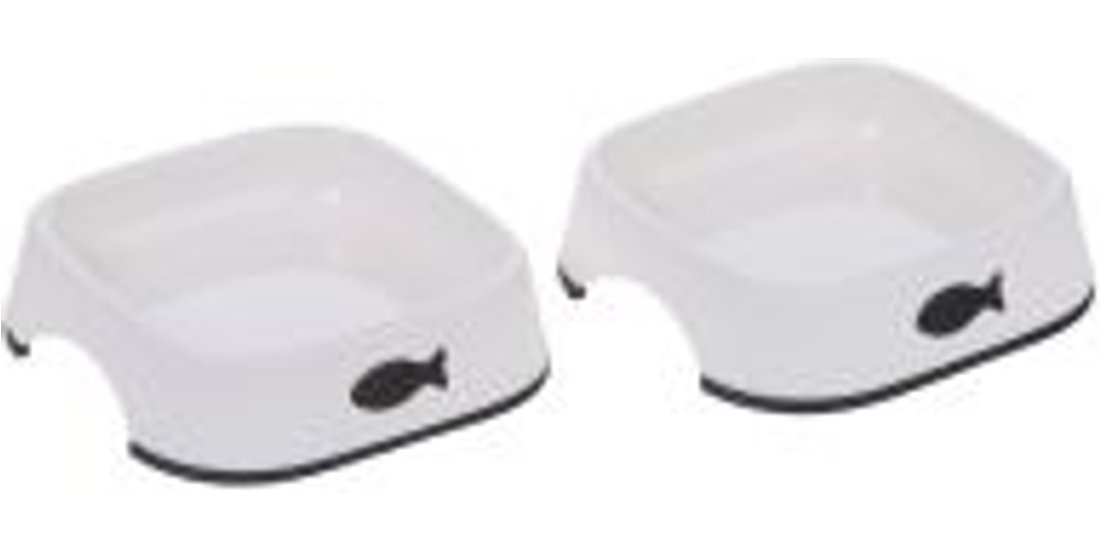 Set di ciotole in plastica Little Fish – 2 x …