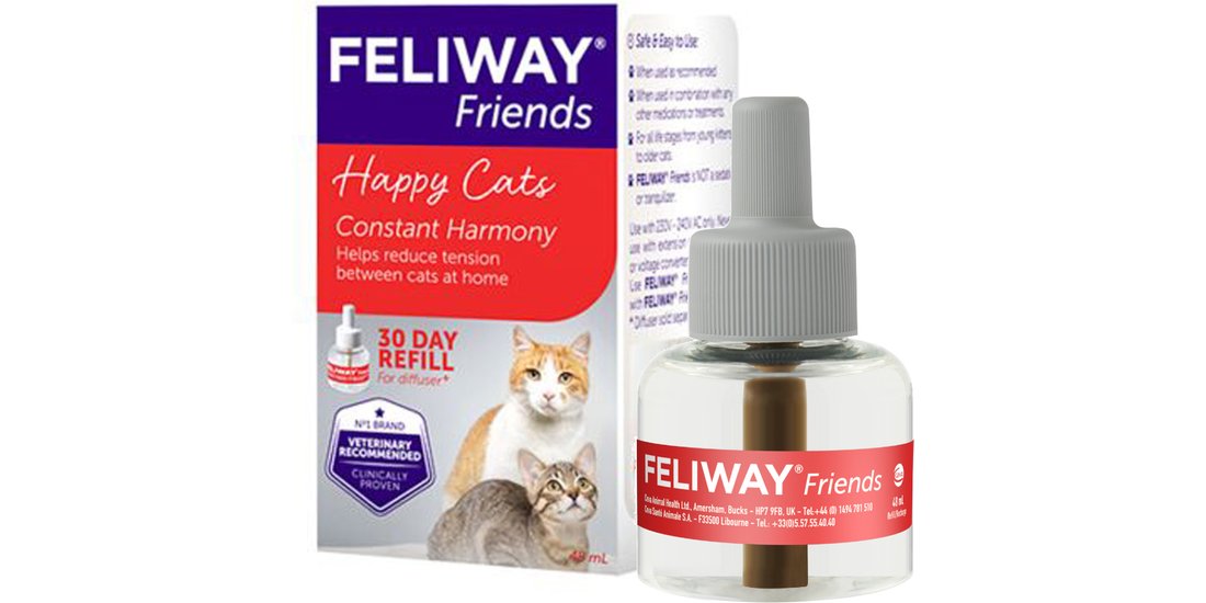 Feliway Friends – set da 2 ricariche (48 ml cad…