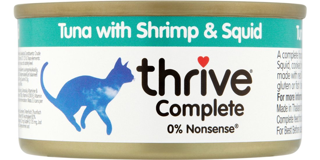 Thrive Complete Adult 6 x 75 g – Tonno con Gamberetti…