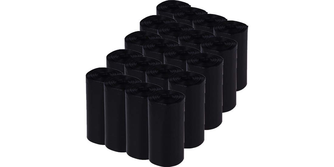 Sacchettini igienici neri Set %: 20 rotoli (400…