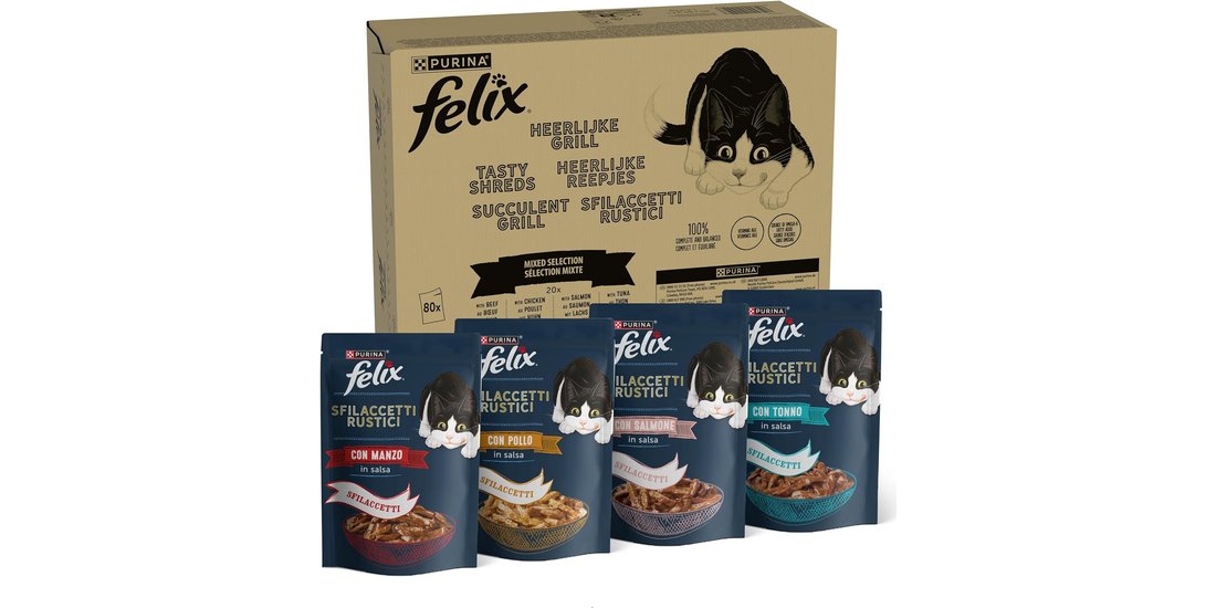 Felix Sfilaccetti Rustici 80 x 80 g Pacco misto…