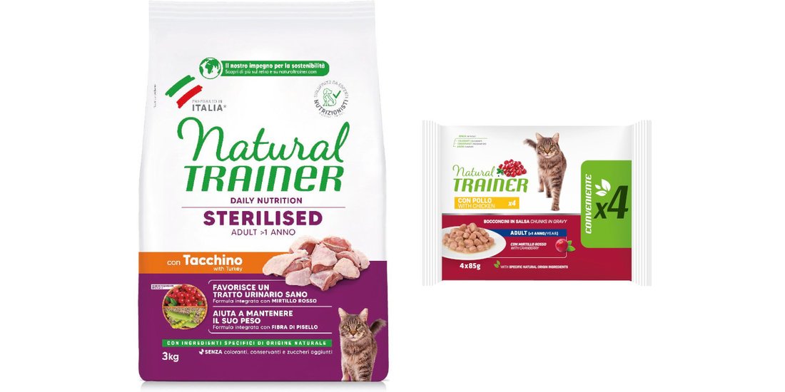 Prezzo speciale! 3 kg Crocchette Natural Trainer…