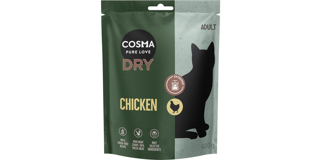 Cosma Extruded Pollo Crocchette gatto – 400 g