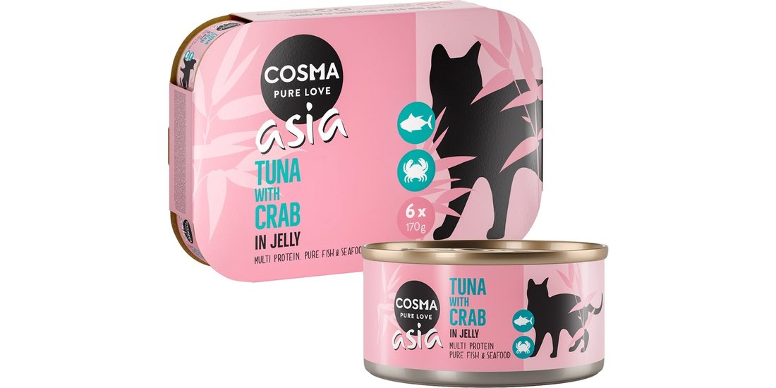 Cosma Asia in gelatina 6 x 170 g Alimento umido…