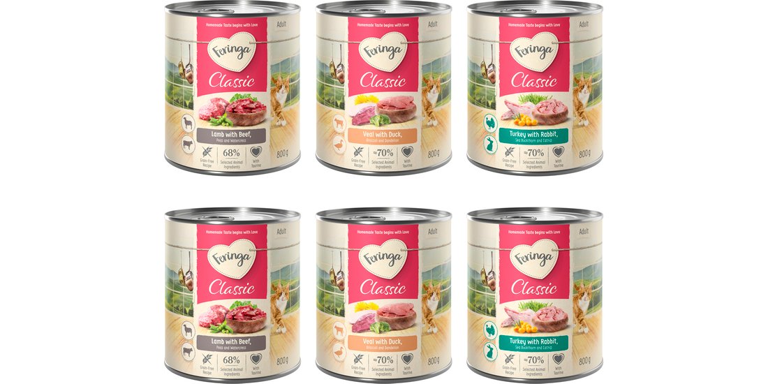 Feringa Classic Meat Menù 6 x 800 g Pacco misto…