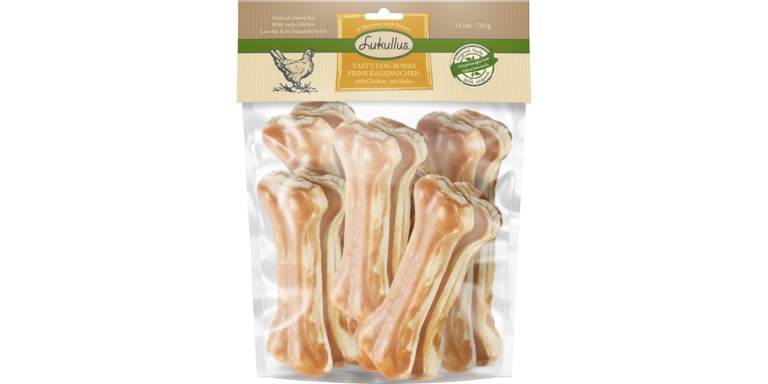 Ossi Lukullus Big Pack 750 g – Pollo 10 cm
