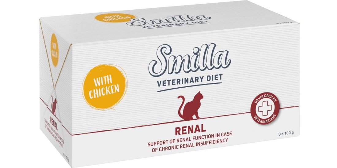 Smilla Veterinary Diet Renal Pollo umido gatto…