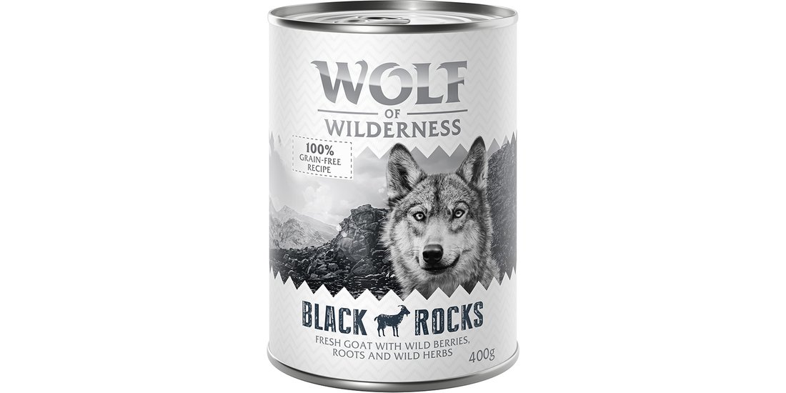 Wolf of Wilderness Adult 24 x 400 g umido Single…