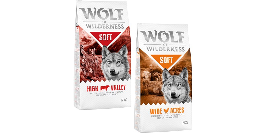 Multipack risparmio! 2 x 12 kg Wolf of Wilderness…