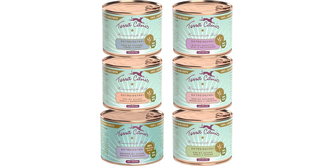 Terra Canis Senza cereali Pacco misto 12 x 200…
