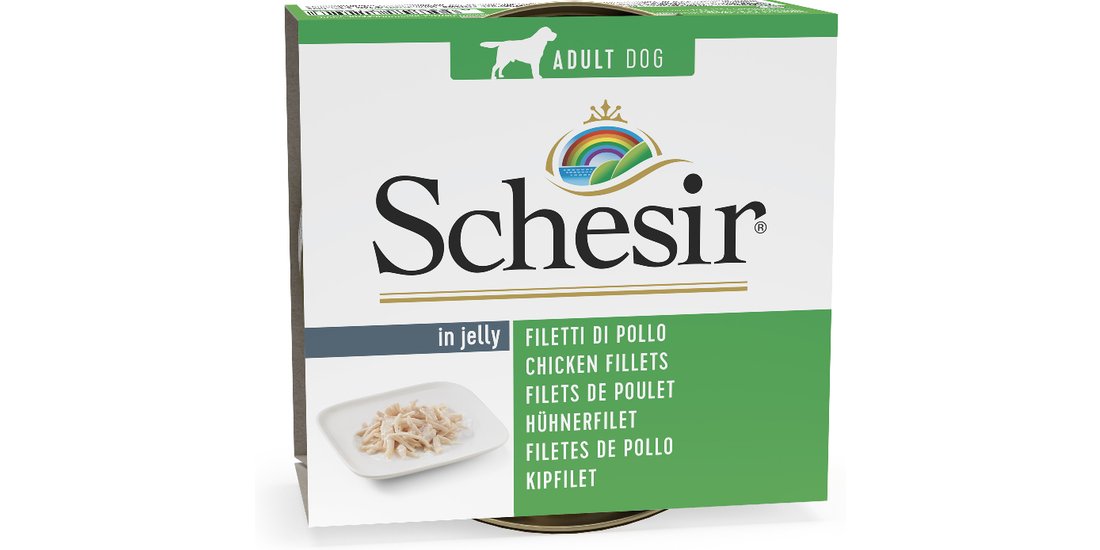Schesir 6 x 150 g Alimento umido per cani – Pollo…