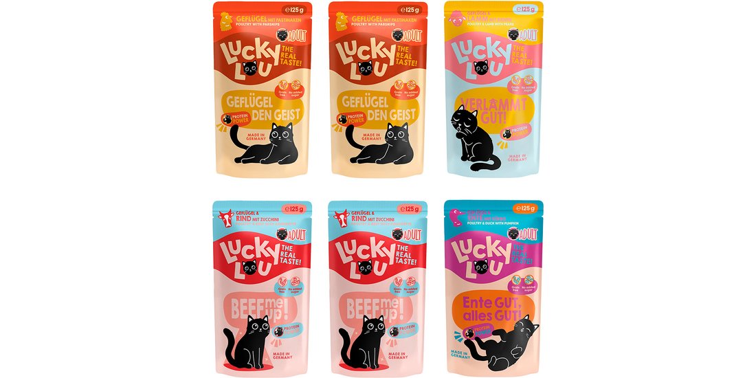 Set prova! Lucky Lou Adult Buste 6 x 125 g umido…