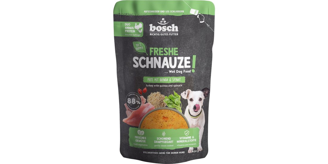 Freshe Schnauze 400 g – Tacchino con Quinoa & …