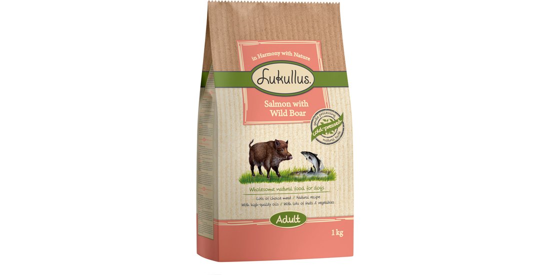Lukullus Salmone e Cinghiale Crocchette per cane…