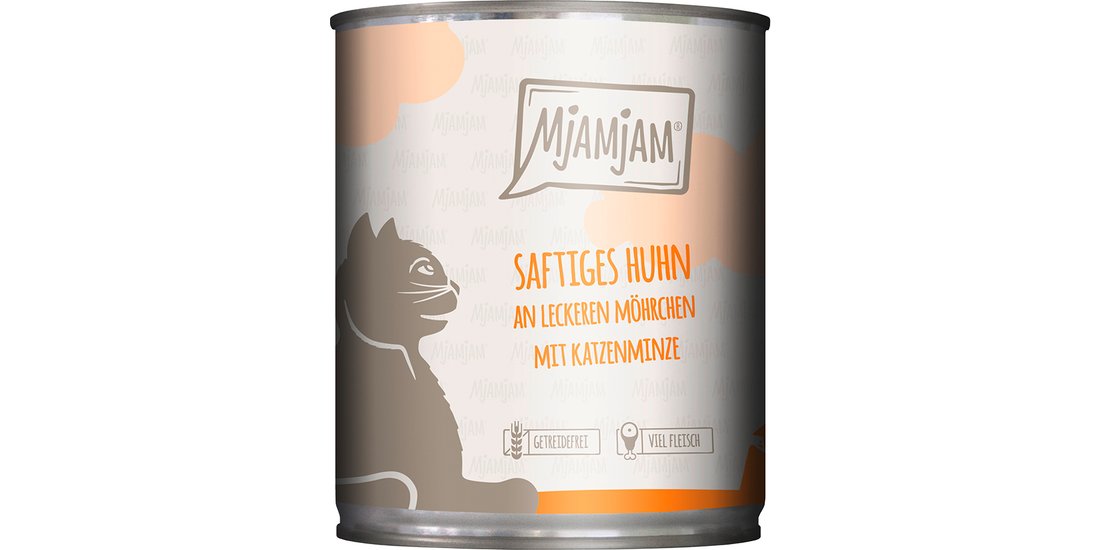 MjAMjAM 24 x 800 g umido gatto – Pollo & Carotine…