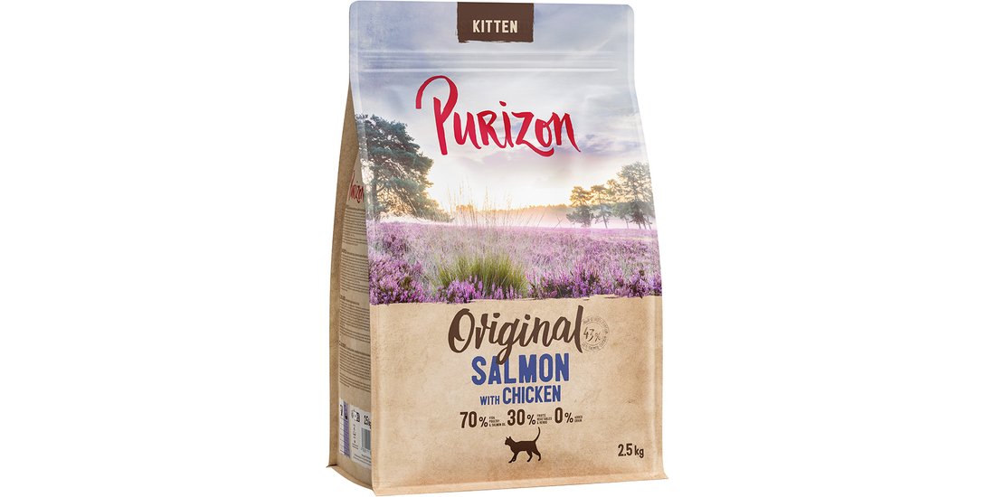 Purizon Kitten Salmone con Pollo – senza cereali…