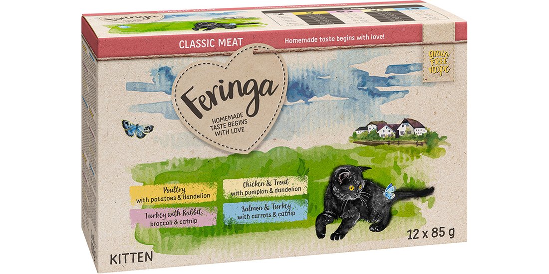 Feringa Classic Meat Kitten Buste 12 x 85 g – …