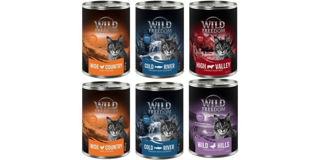 Wild Freedom Adult 6 x 400 g – senza cereali – …