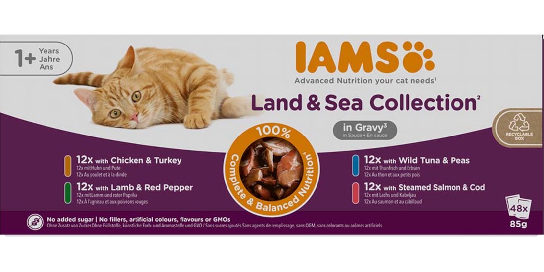 IAMS Advanced Nutrition Adult Land & Sea Mix – …
