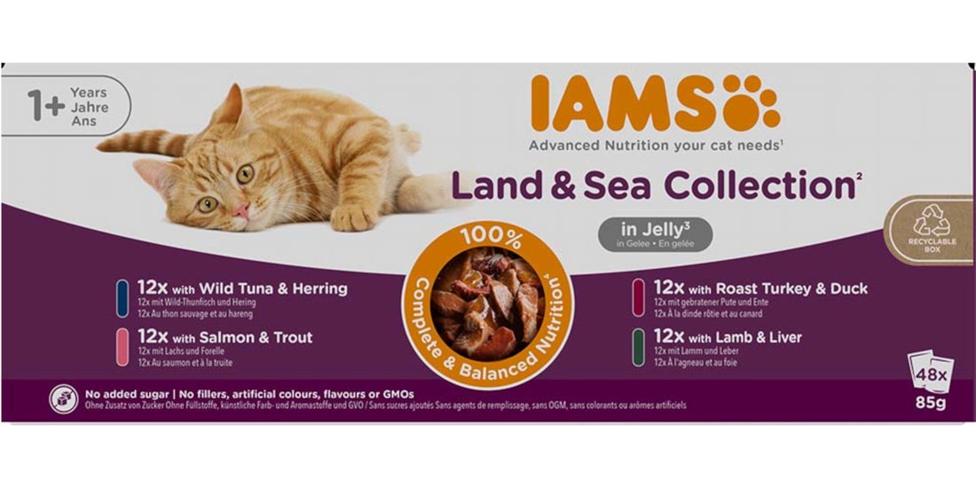 IAMS Advanced Nutrition Adult Land & Sea Mix – …