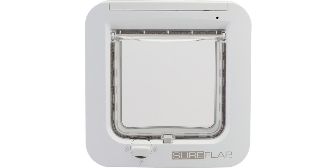 Gattaiola SureFlap con Microchip – Bianco