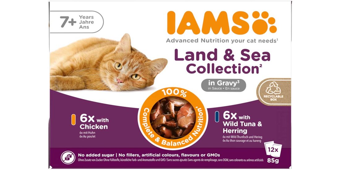 IAMS Advanced Nutrition Senior 7+ Land & Sea …