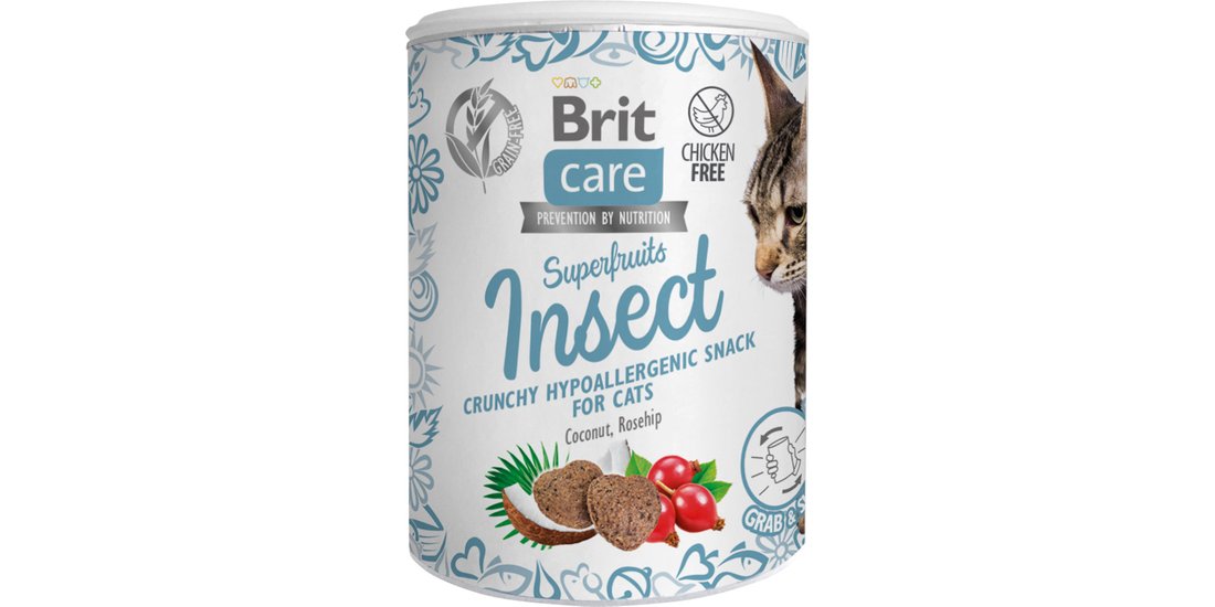 Brit Care Superfruits & Insetti Snack per gatti…