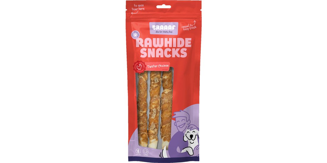 Braaaf Twisters con Pollo – 220 g (3 pz)