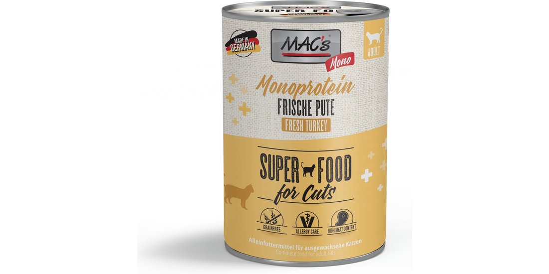 MAC’s Cat Mono 6 x 400 g – Tacchino
