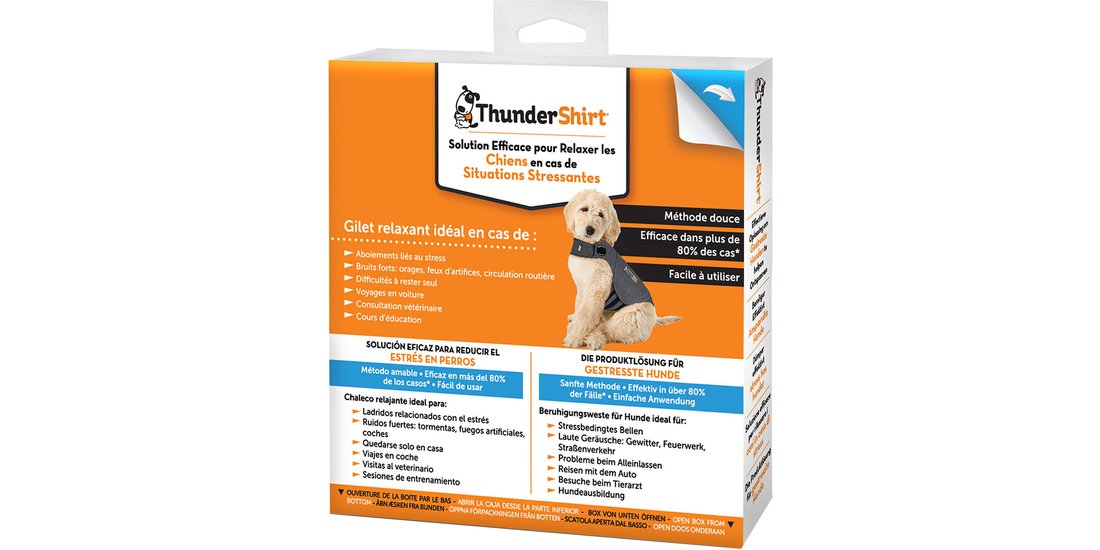 ThunderShirt Gilet calmante per cani grigio – …