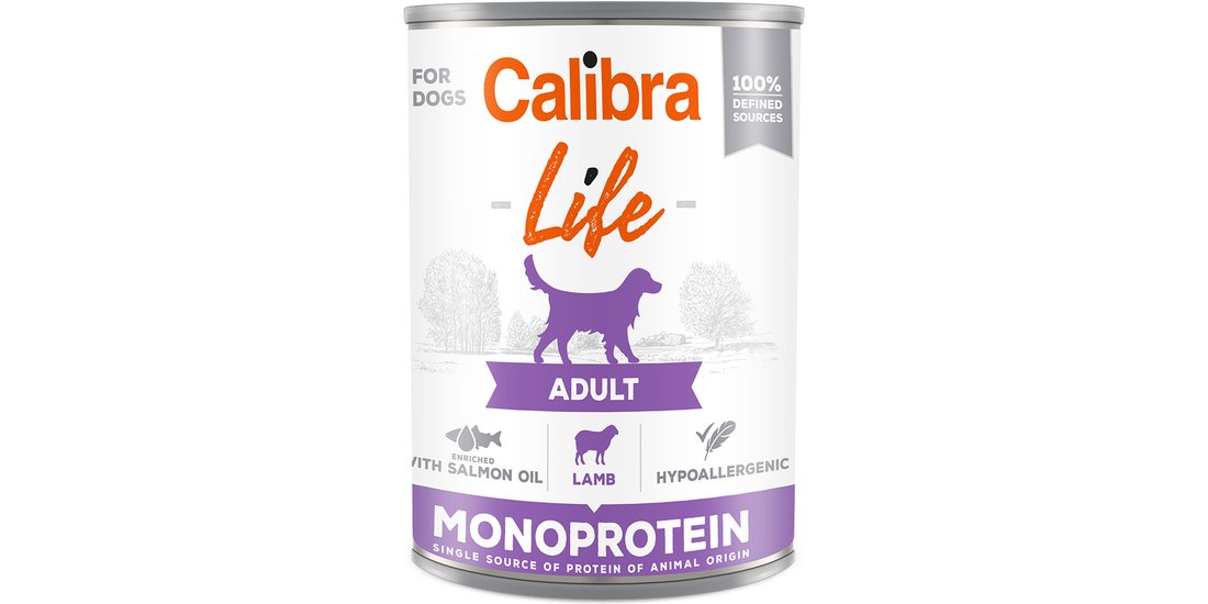 Calibra Dog Life Adult 12 x 400 g Umido per cane…