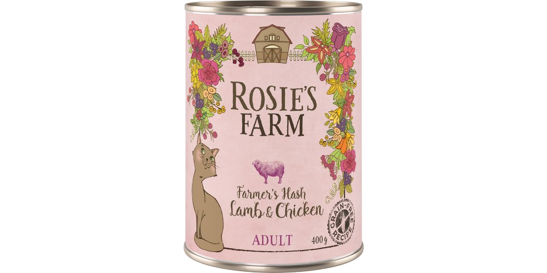 Rosie’s Farm Adult 12 x 400 g umido per gatti…