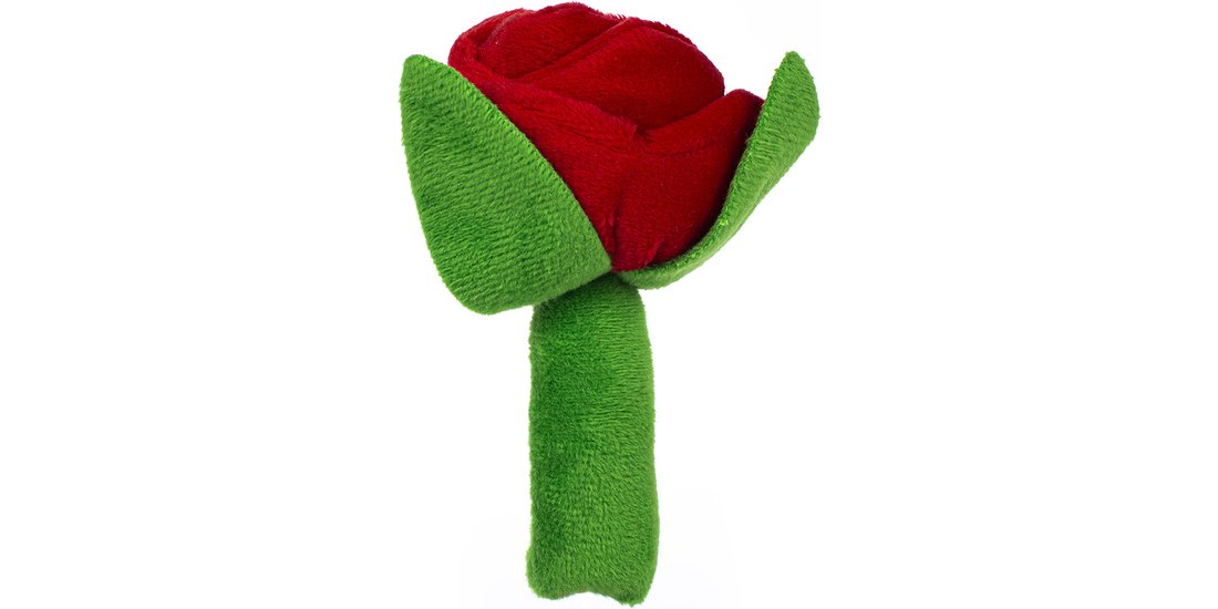 Gioco per gatti zooplus Catnip Rose – 1 pz