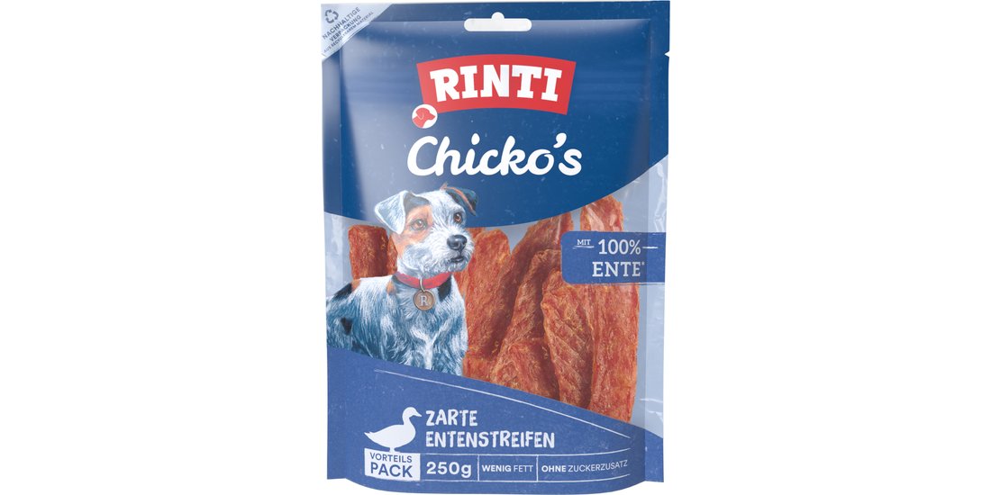 RINTI Chicko Snack per cani – Anatra 250 g