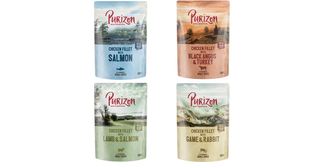 Purizon Adult 6 x 300 g – Mix: Black Angus con…