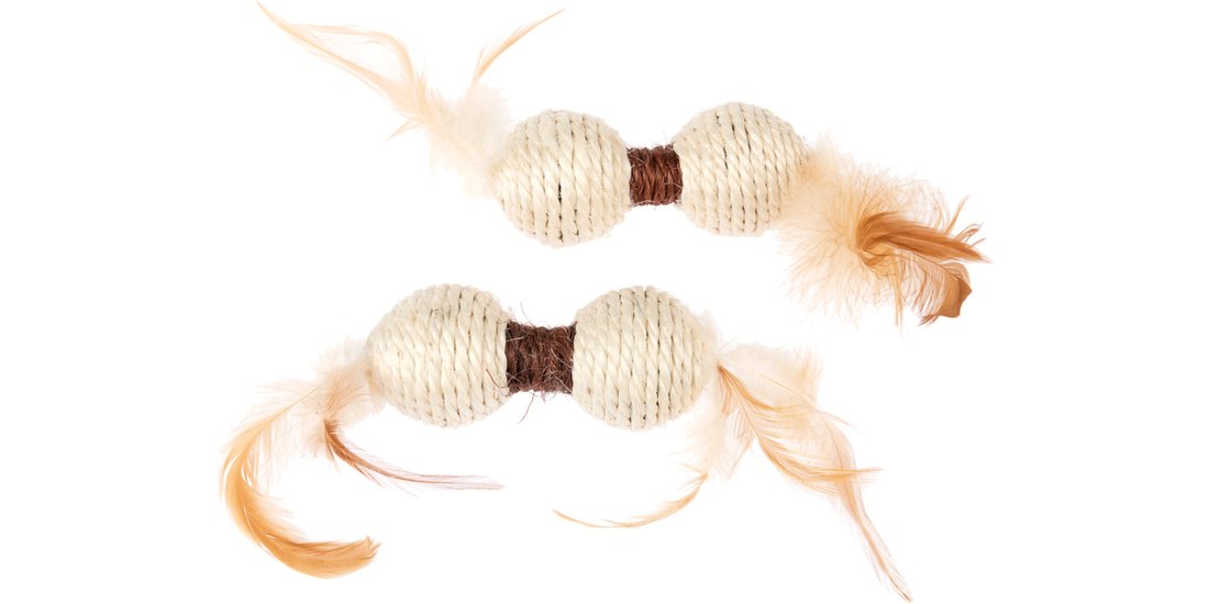 Gioco per gatti TIAKI Set di manubri in sisal…