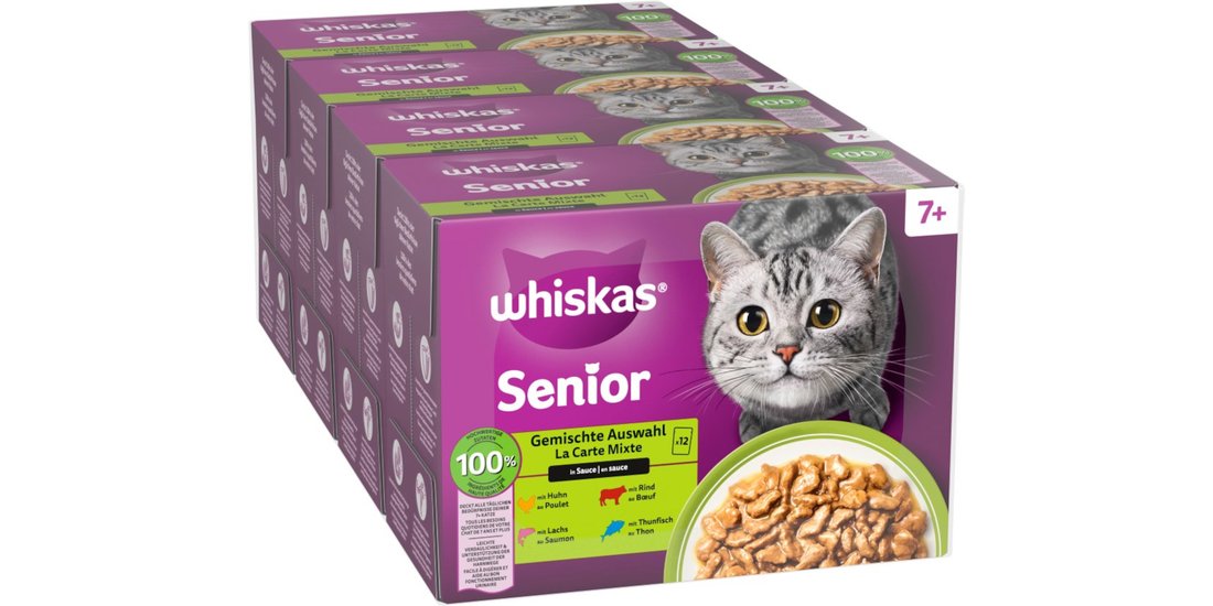 Whiskas Senior buste 96 x 85 g – 7+ Selezione…
