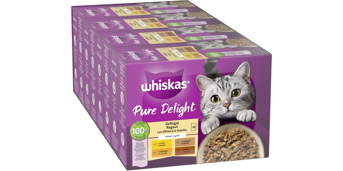 Megapack risparmio! Whiskas Pure Delight in buste…