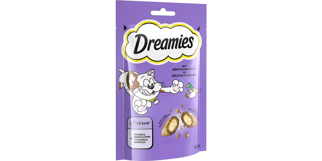 Catisfactions Snack per gatti – 60 g Anatra