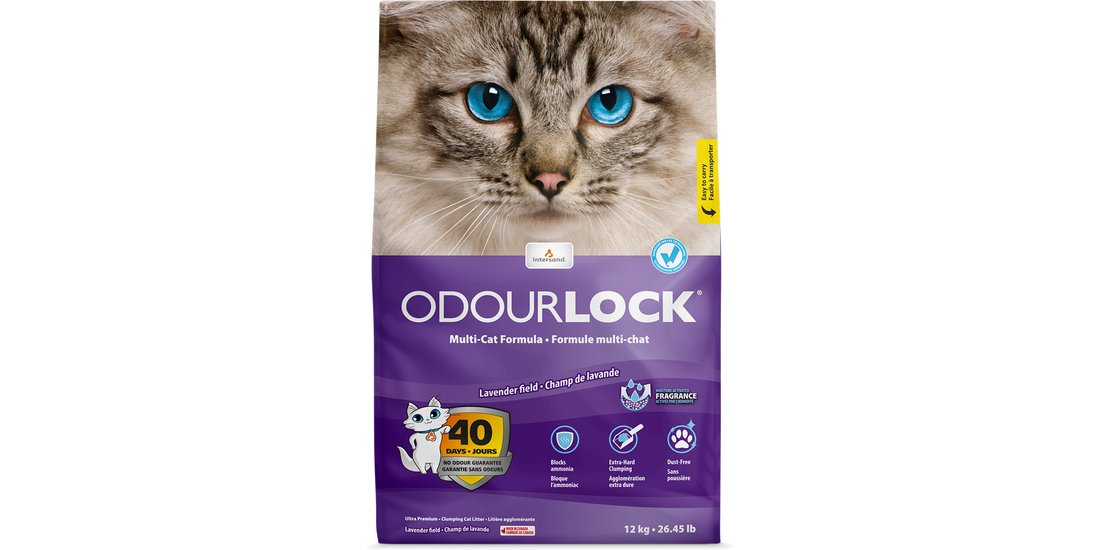 ODOURLOCK Lettiera per gatti alla lavanda – Set…